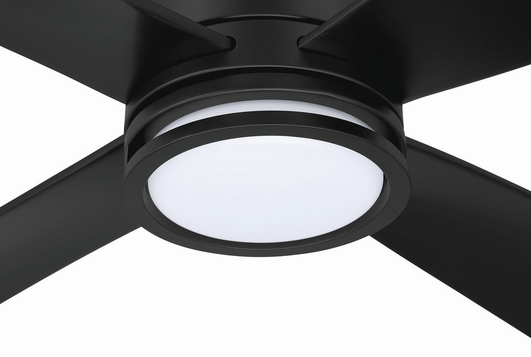 Craftmade - RHT52FB4 - 52" Ceiling Fan - Rhett 52" In/Outdoor Fan Damp Rated - Flat Black