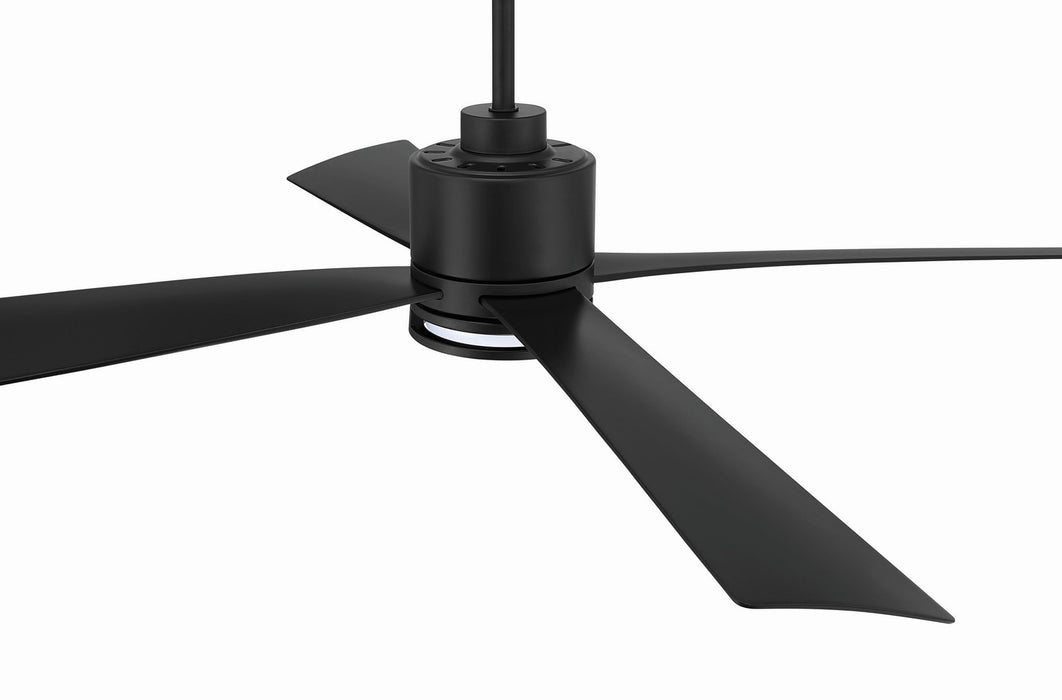 Craftmade - RHT52FB4 - 52" Ceiling Fan - Rhett 52" In/Outdoor Fan Damp Rated - Flat Black