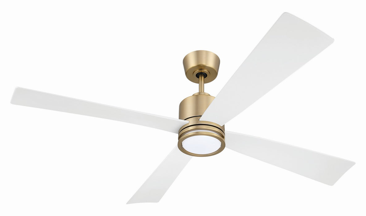 Craftmade - RHT52SB4 - 52" Ceiling Fan - Rhett 52" In/Outdoor Fan Damp Rated - Satin Brass