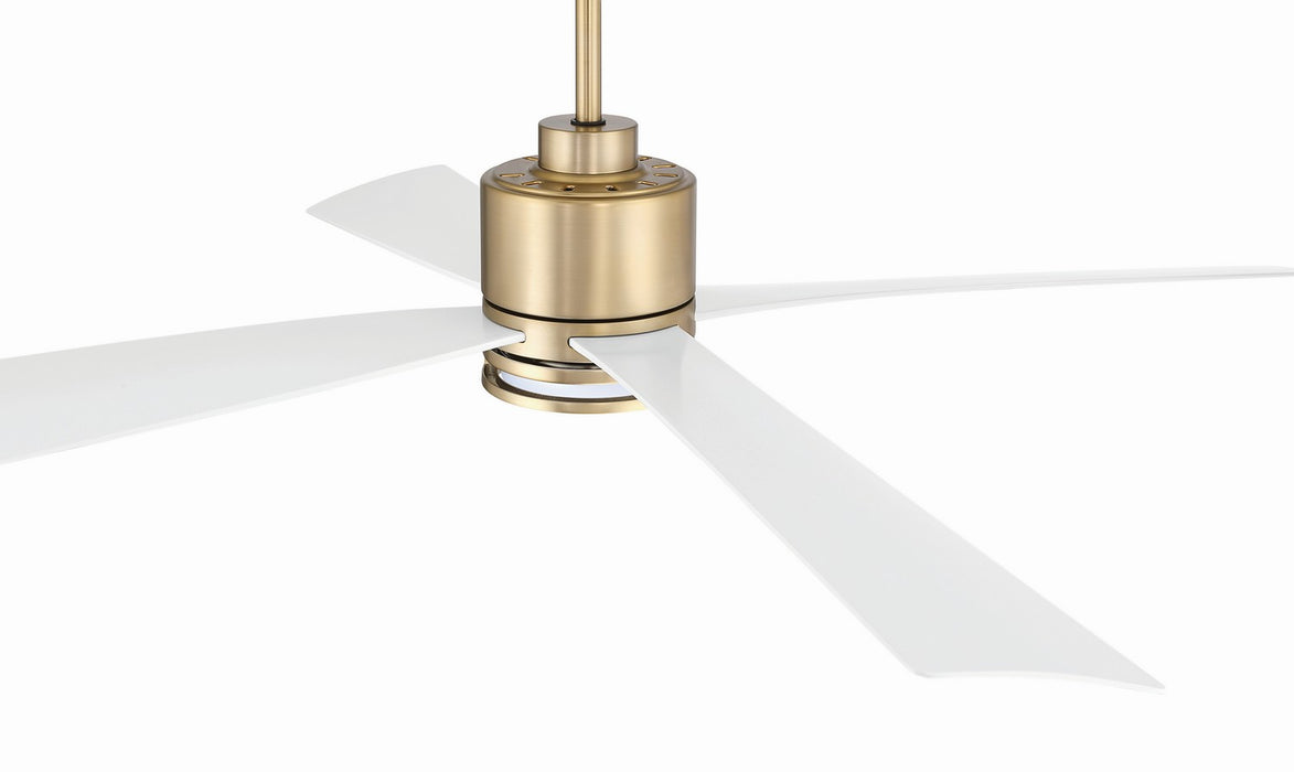 Craftmade - RHT52SB4 - 52" Ceiling Fan - Rhett 52" In/Outdoor Fan Damp Rated - Satin Brass