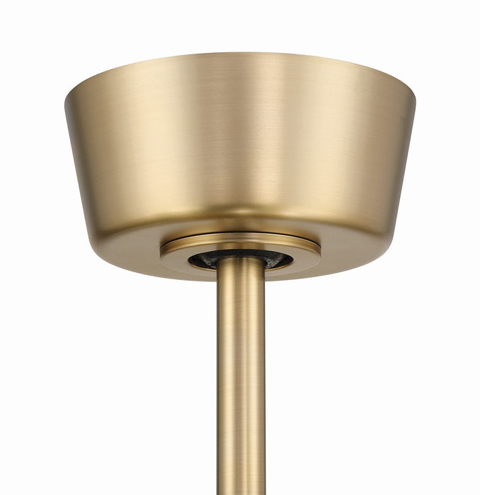 Craftmade - RHT52SB4 - 52" Ceiling Fan - Rhett 52" In/Outdoor Fan Damp Rated - Satin Brass