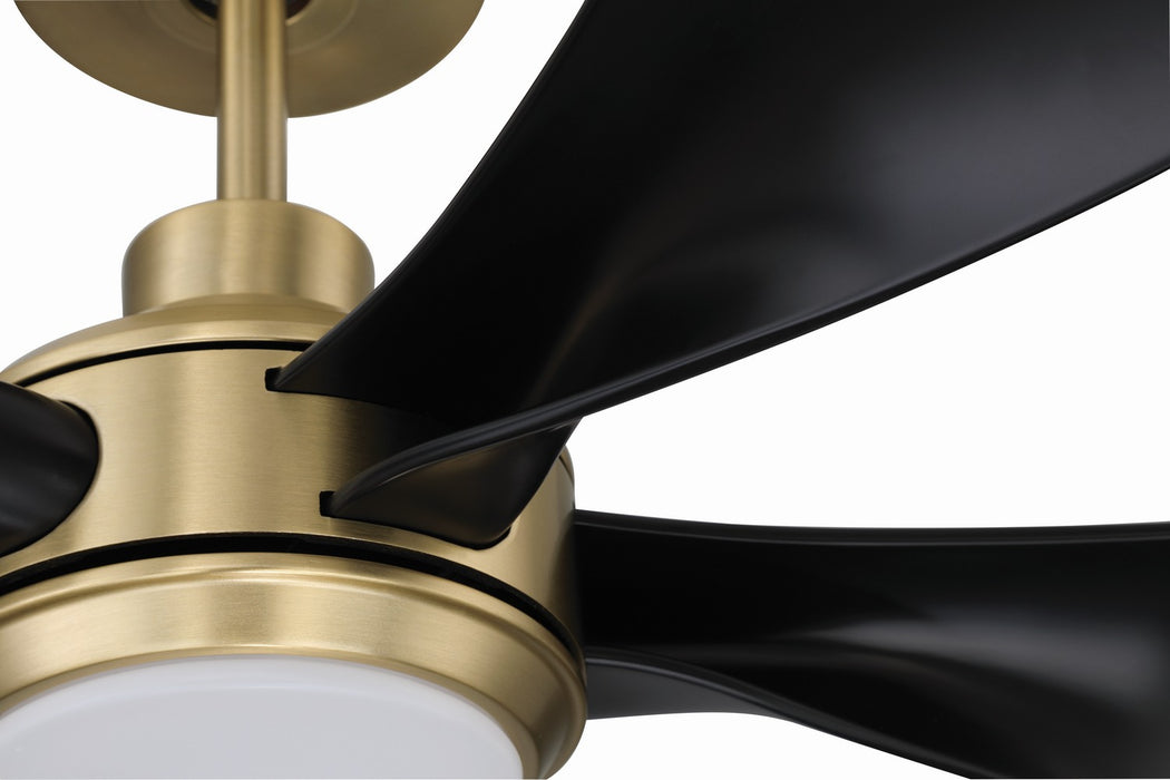 Craftmade - RSL52SBFB5 - 52" Ceiling Fan - Rosalie 52" 5-Blade Indoor ceiling Fan - Satin Brass