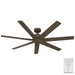 Hunter - 50001 - 60" Ceiling Fan - Downtown - Matte Bronze
