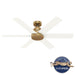 Hunter - 50063 - 52" Ceiling Fan - Kennicott - Luxe Gold