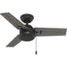 Hunter - 50320 - 36" Ceiling Fan - Cassius - Matte Black
