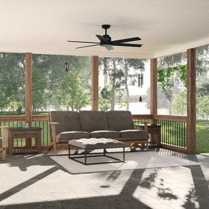 Hunter - 51830 - 60" Ceiling Fan - Kennicott - Matte Black