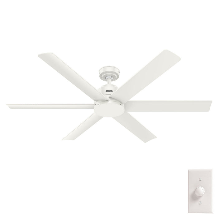 Hunter - 51831 - 60" Ceiling Fan - Kennicott - Fresh White