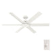 Hunter - 51831 - 60" Ceiling Fan - Kennicott - Fresh White