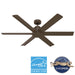 Hunter - 51832 - 60" Ceiling Fan - Kennicott - Matte Bronze