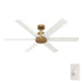 Hunter - 51833 - 60" Ceiling Fan - Kennicott - Luxe Gold
