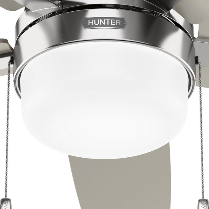Hunter - 52495 - 44" Ceiling Fan - Anisten - Brushed Nickel