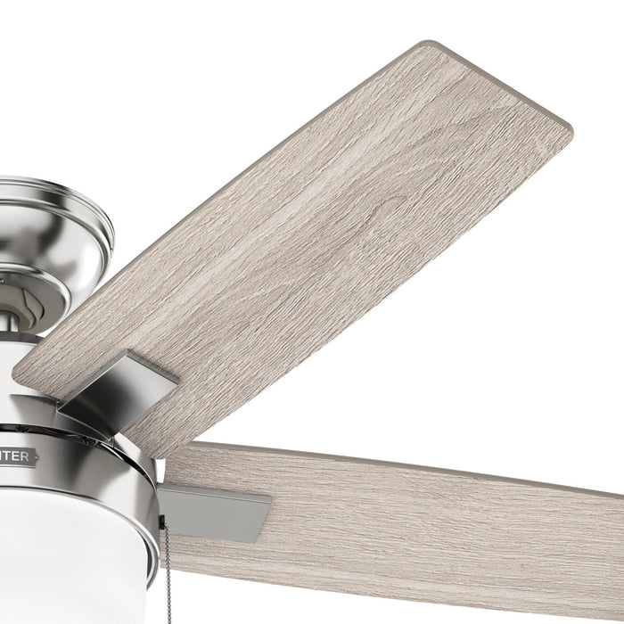 Hunter - 52495 - 44" Ceiling Fan - Anisten - Brushed Nickel