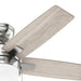 Hunter - 52495 - 44" Ceiling Fan - Anisten - Brushed Nickel
