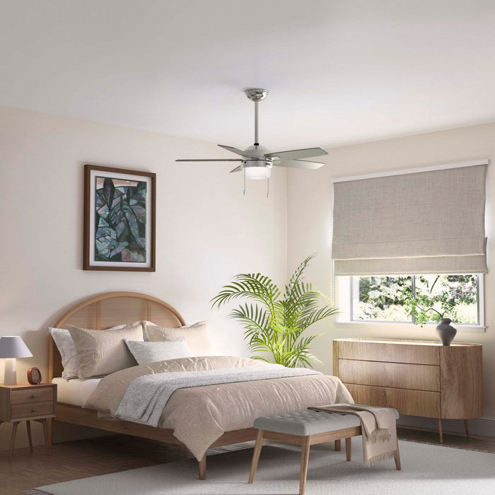 Hunter - 52495 - 44" Ceiling Fan - Anisten - Brushed Nickel