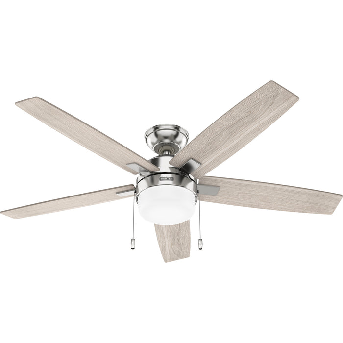 Hunter - 52505 - 52" Ceiling Fan - Anisten - Brushed Nickel
