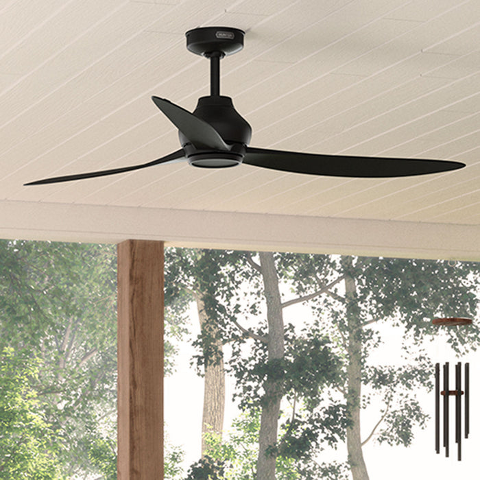 Hunter - 52810 - 60" Ceiling Fan - Mazzini - Matte Black
