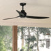 Hunter - 52810 - 60" Ceiling Fan - Mazzini - Matte Black