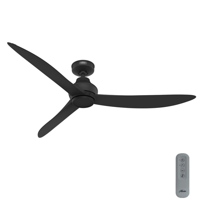 Hunter - 52810 - 60" Ceiling Fan - Mazzini - Matte Black