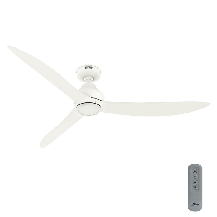 Hunter - 52812 - 60" Ceiling Fan - Mazzini - Matte White