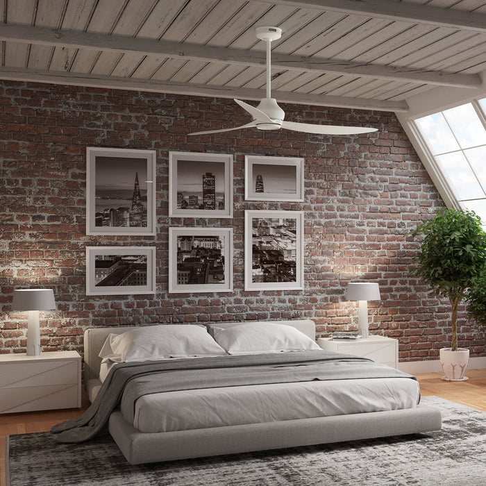 Hunter - 52812 - 60" Ceiling Fan - Mazzini - Matte White