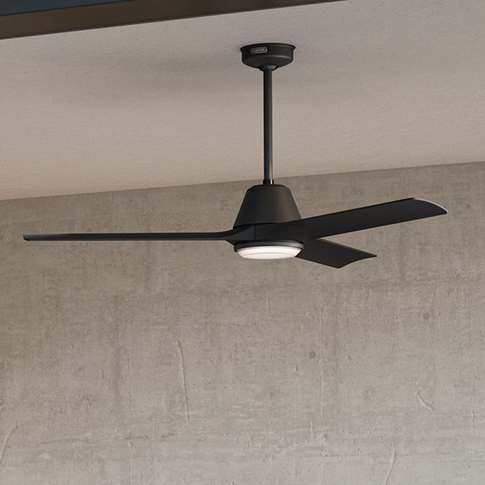 Hunter - 52817 - 60" Ceiling Fan - Aeronaut - Matte Black
