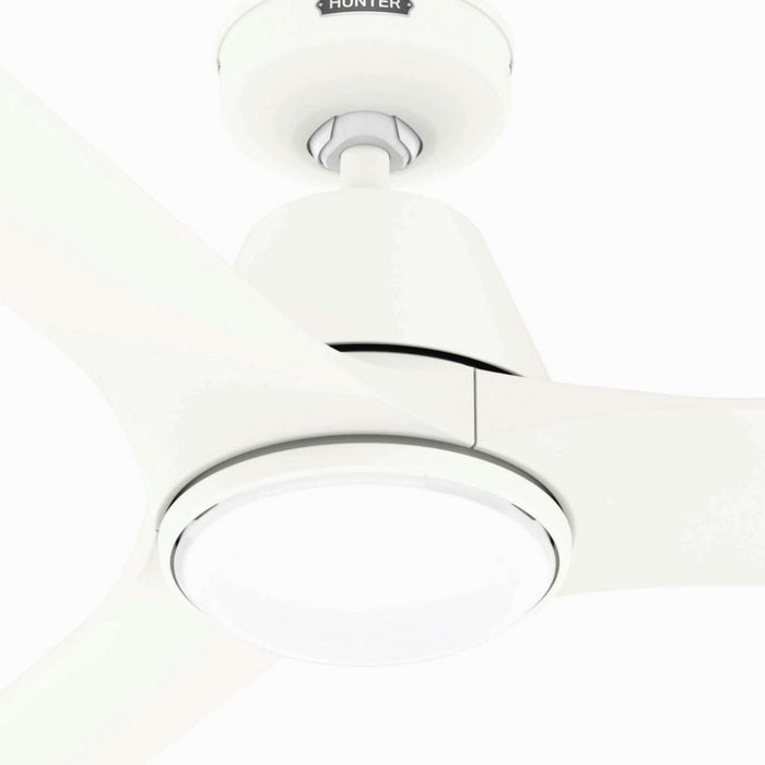 Hunter - 52820 - 60" Ceiling Fan - Aeronaut - Matte White