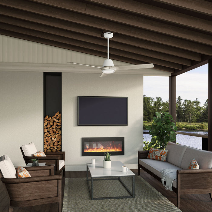 Hunter - 52823 - 60" Ceiling Fan - Aeronaut - Matte White