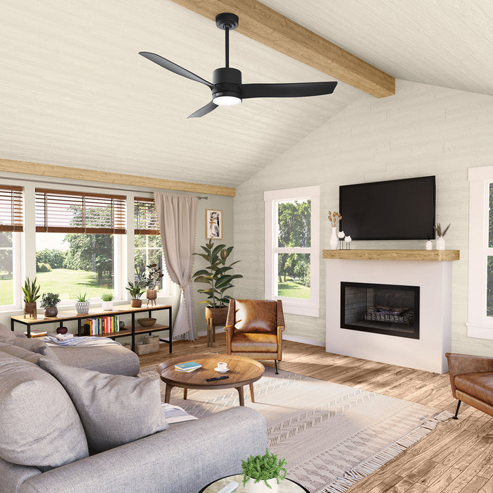 Hunter - 52875 - 60" Ceiling Fan - Bolsa - Matte Black