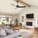 Hunter - 52875 - 60" Ceiling Fan - Bolsa - Matte Black
