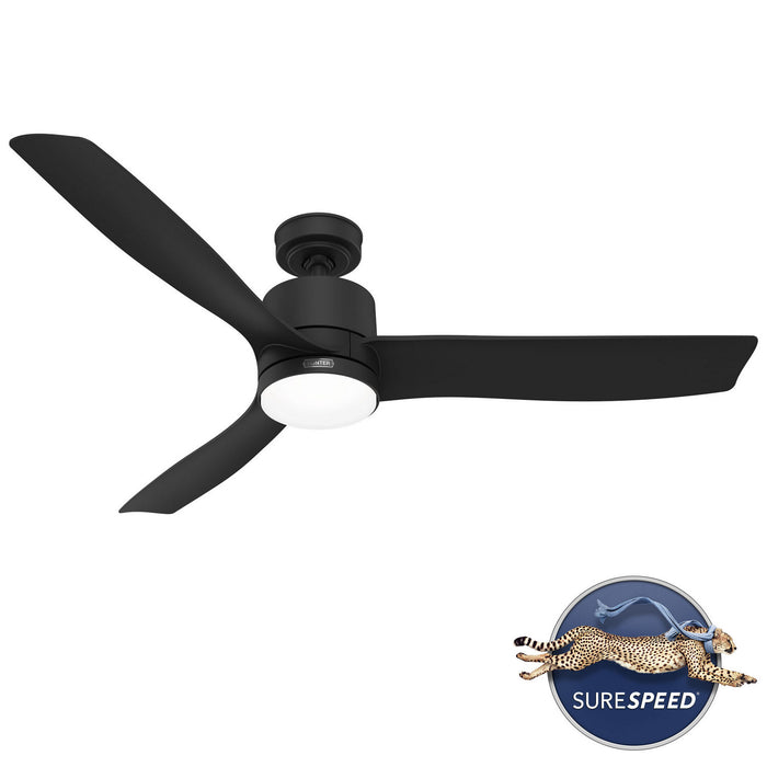 Hunter - 52875 - 60" Ceiling Fan - Bolsa - Matte Black
