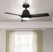 Hunter - 52881 - 44" Ceiling Fan - Aeronaut - Matte Black