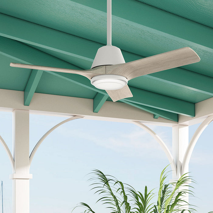 Hunter - 52883 - 44" Ceiling Fan - Aeronaut - Matte White