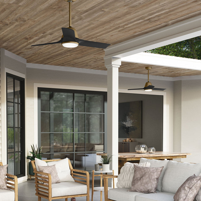 Hunter - 52885 - 44" Ceiling Fan - Aeronaut - Luxe Gold