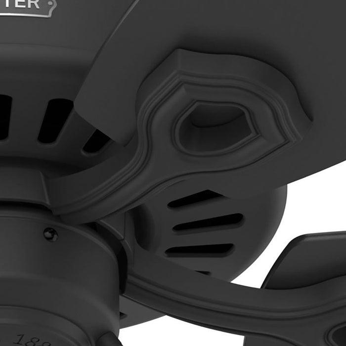Hunter - 53485 - 42" Ceiling Fan - Builder Elite - Matte Black
