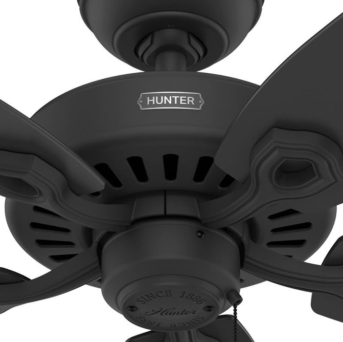 Hunter - 53485 - 42" Ceiling Fan - Builder Elite - Matte Black