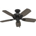 Hunter - 53485 - 42" Ceiling Fan - Builder Elite - Matte Black