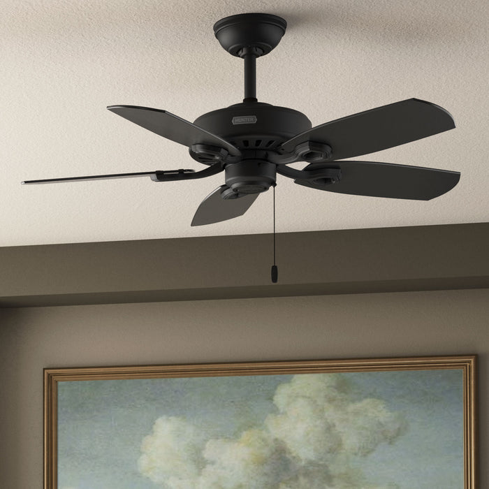 Hunter - 53485 - 42" Ceiling Fan - Builder Elite - Matte Black