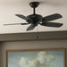 Hunter - 53485 - 42" Ceiling Fan - Builder Elite - Matte Black