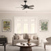 Hunter - 53485 - 42" Ceiling Fan - Builder Elite - Matte Black