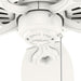 Hunter - 53486 - 42" Ceiling Fan - Builder Elite - Fresh White