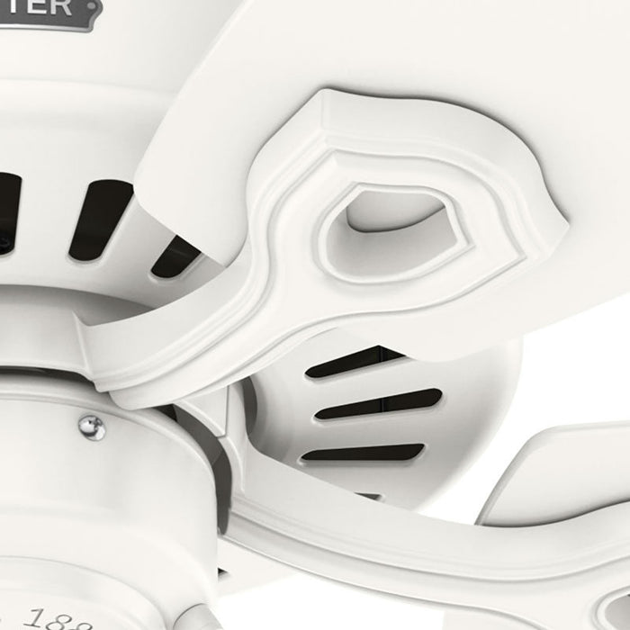Hunter - 53486 - 42" Ceiling Fan - Builder Elite - Fresh White
