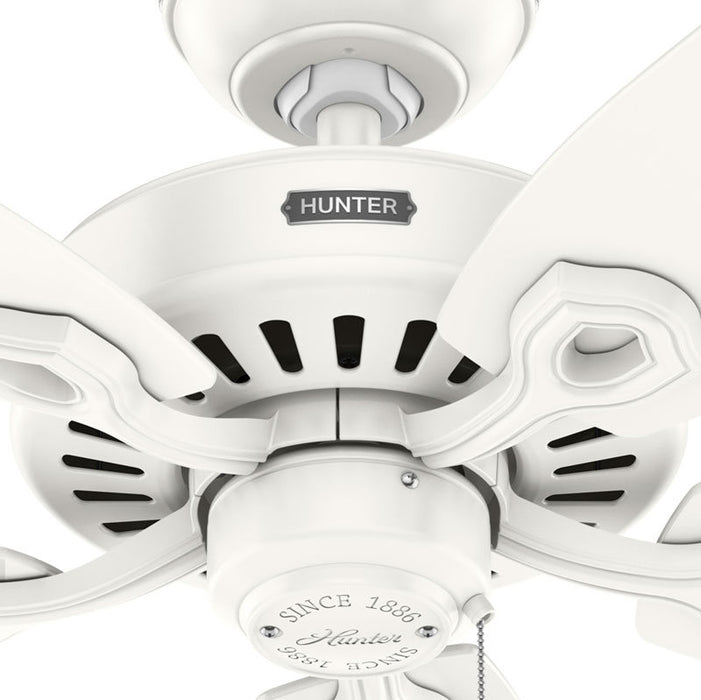 Hunter - 53486 - 42" Ceiling Fan - Builder Elite - Fresh White