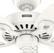 Hunter - 53486 - 42" Ceiling Fan - Builder Elite - Fresh White