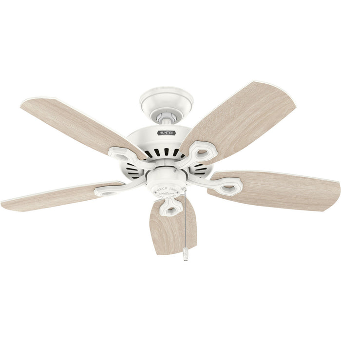 Hunter - 53486 - 42" Ceiling Fan - Builder Elite - Fresh White