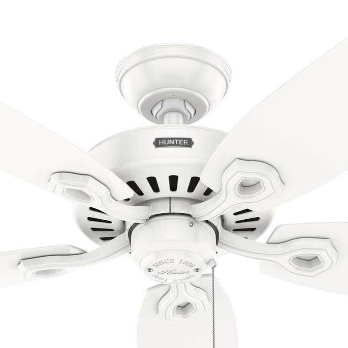 Hunter - 53486 - 42" Ceiling Fan - Builder Elite - Fresh White