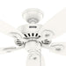 Hunter - 53486 - 42" Ceiling Fan - Builder Elite - Fresh White