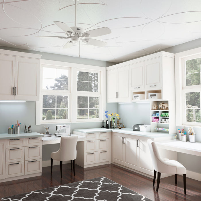 Hunter - 53486 - 42" Ceiling Fan - Builder Elite - Fresh White