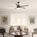 Hunter - 53780 - 60" Ceiling Fan - Aerodyne - Matte Black