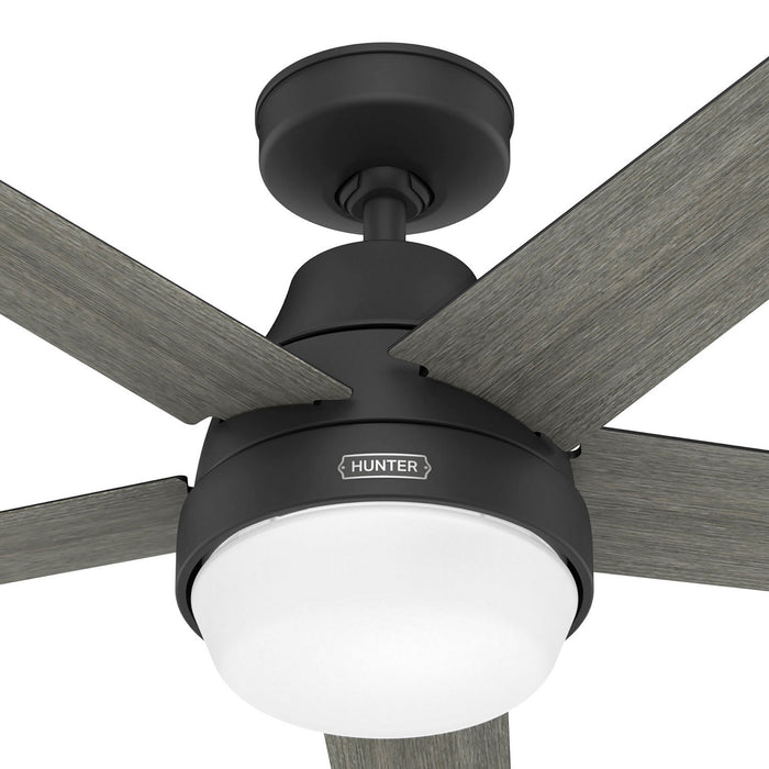 Hunter - 53780 - 60" Ceiling Fan - Aerodyne - Matte Black