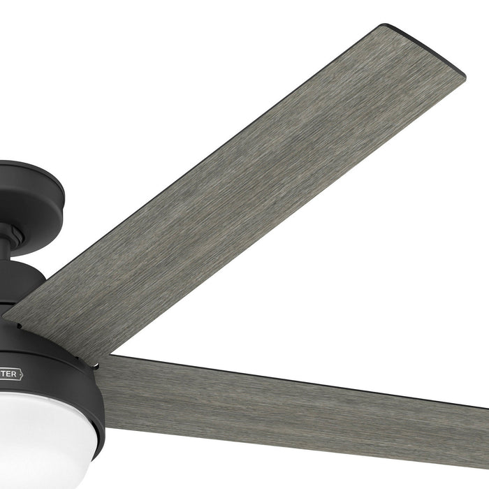 Hunter - 53780 - 60" Ceiling Fan - Aerodyne - Matte Black